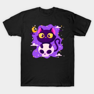 Cute Black Cat T-Shirt